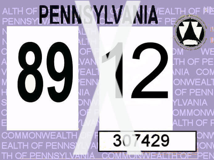 (image for) 1989 Pennsylvania Inspection